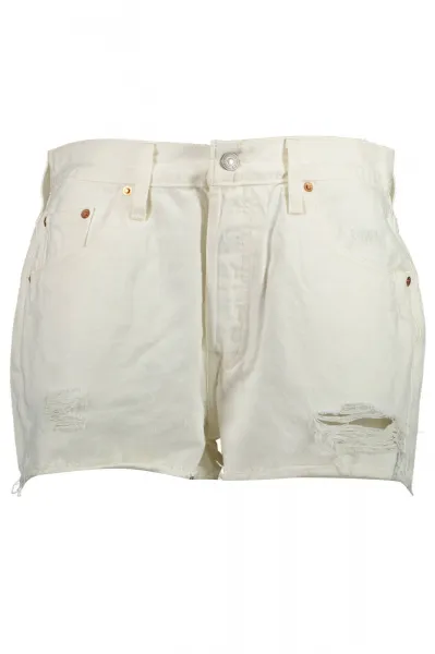 Biele dámske rifľové kraťasy Levi's®