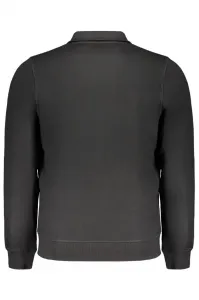 Pánska čierna mikina na zips