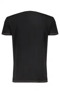AERONAUTICA MILITARE BLACK MEN'S OUTDOOR T-SHIRT