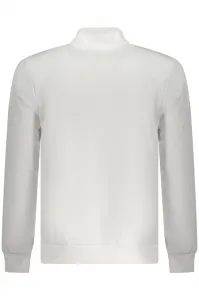 Pánska biela mikina na zips