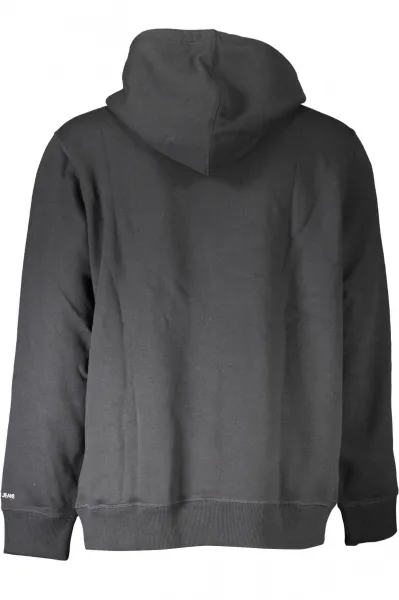 Čierna mikina Calvin Klein s kapucňou