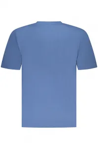 Modré pánske tričko s krátkym rukávom
