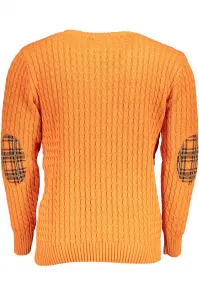 Pánsky oranžový sveter US Grand Polo