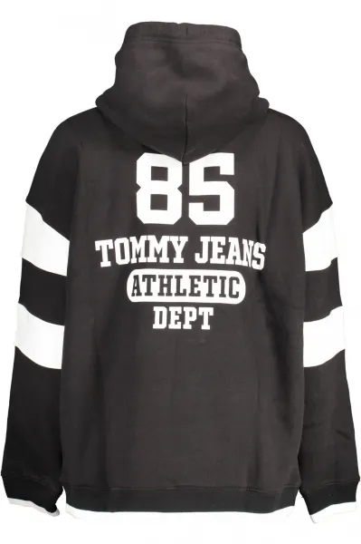 Čierna mikina Tommy Hilfiger s kapucňou