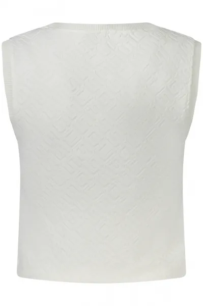 Biely dámsky crop top GUESS JEANS