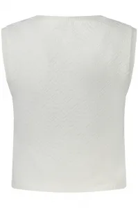 Biely dámsky crop top GUESS JEANS