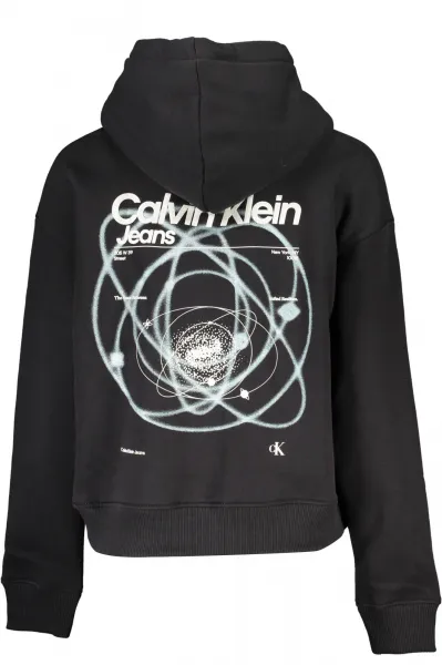Čierna mikina Calvin Klein na zips