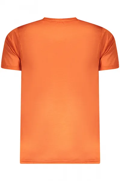 Pánske oranžové tričko s krátkym rukávom