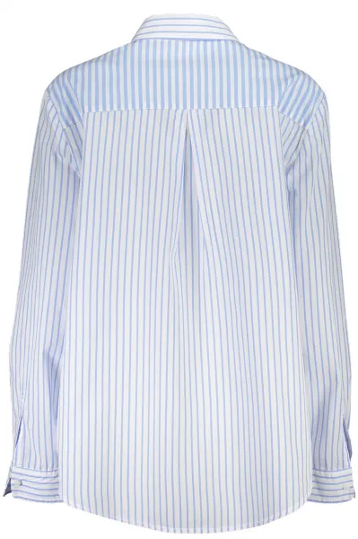 Desigual Hamburgo Striped White and Blue Shirt - Ladies