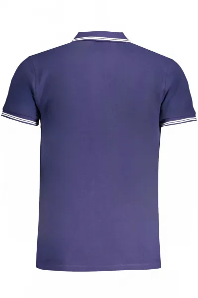 Pánske modré polo tričko Cavalli Class