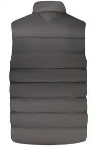 Páperová vesta Tommy Jeans pánska, čierna farba, prechodná, DM0DM20663