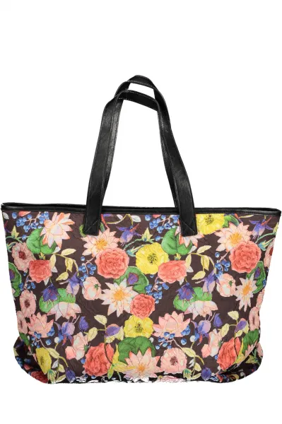 Black Ladies Floral Handbag Desigual Eterea Black Namibia Fabri - Ladies