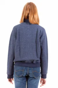 Dámska mikina GANT na zips modrá