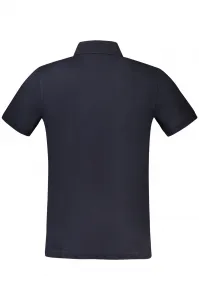 Polo tričko BOSS Orange pánske, tmavomodrá farba, jednofarebné, 50507803