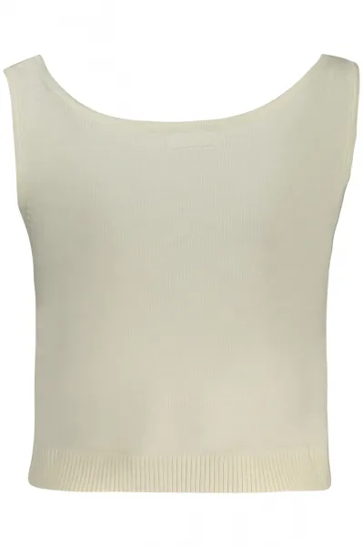 Biely dámsky crop top GUESS JEANS