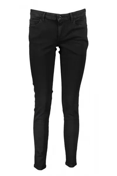 Čierne dámske skinny fit džínsy Guess Curve X