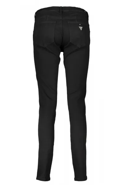 Čierne dámske skinny fit džínsy Guess Curve X