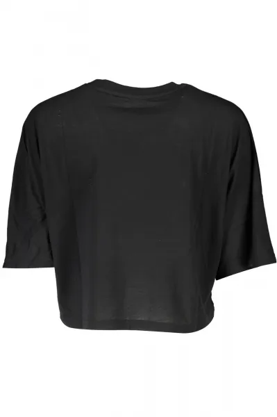 Čierne dámske crop tričko FILA