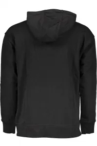 Tommy Jeans Mikina - TJM REG LINEAR HOODI čierna