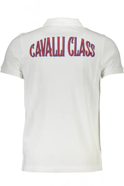 CAVALLI CLASS biele polo tričko