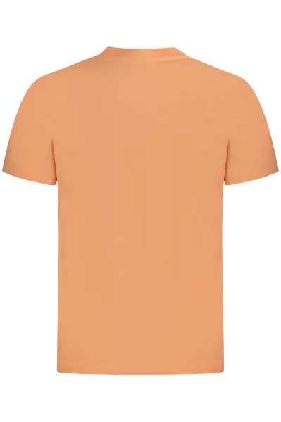 Pánske oranžové tričko s krátkym rukávom