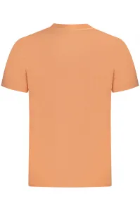 Pánske oranžové tričko s krátkym rukávom