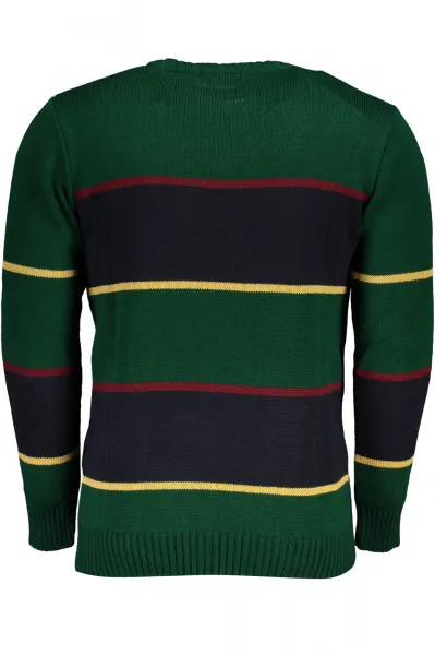 US GRAND POLO GREEN MEN'S SWEATER