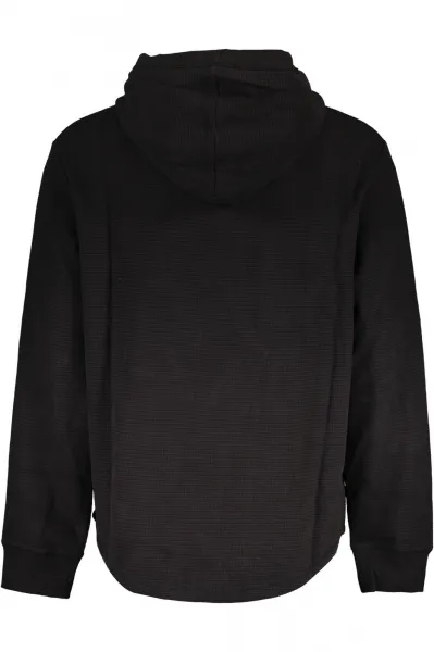 Calvin Klein Archival Monologo Waffle Hoodie Men's Hooded SweatshirtJ30J322701