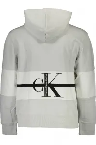 Calvin Klein sivá mikina s kapucňou