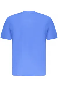 Pánske modré tričko s krátkym rukávom