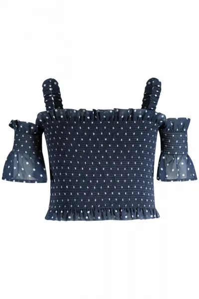 Dievčenský modrý top GUESS JEANS