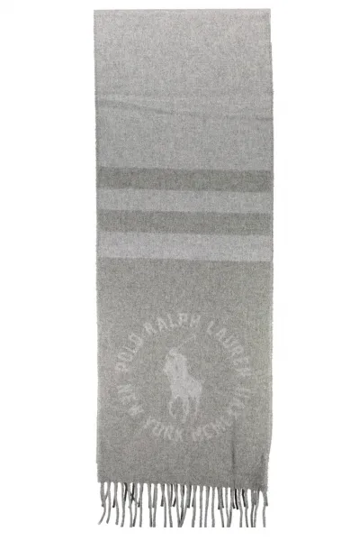 Šedý šál Ralph Lauren pre mužov