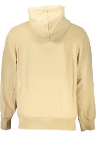 Pánska béžová mikina Calvin Klein na zips