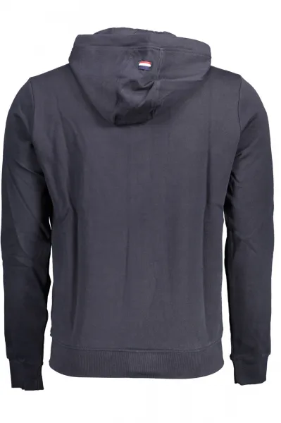 Pánska mikina US Polo na zips modrá