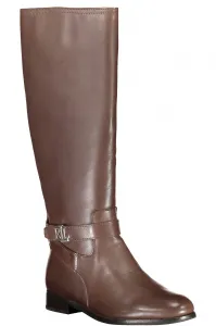 Hnedé dámske čižmy Ralph Lauren