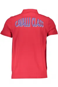 CAVALLI CLASS červené pánske polo