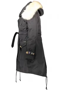 Dámska zimná parka s kožušinou