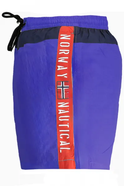 Modré pánske kúpacie kraťasy