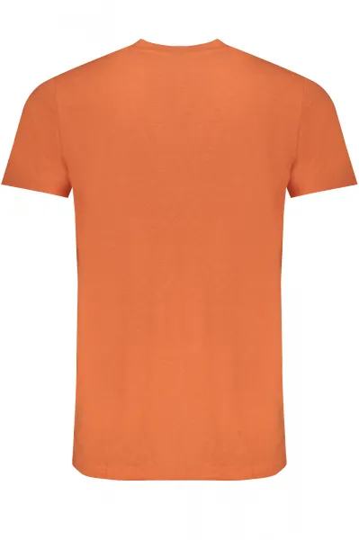 Pánske oranžové tričko s krátkym rukávom