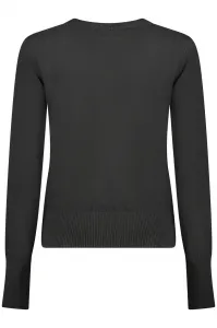 Sveter s prímesou hodvábu Guess Jeans čierna farba, tenký, W4BR84 Z3HO2