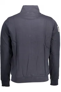 Pánska mikina US Polo na zips modrá