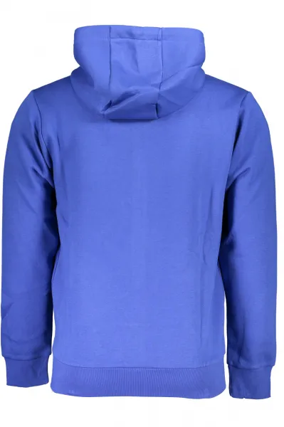 US GRAND POLO MEN'S BLUE ZIP SWEATSHIRT