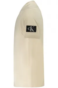 Calvin Klein pánske tričko s krátkym rukávom béžové