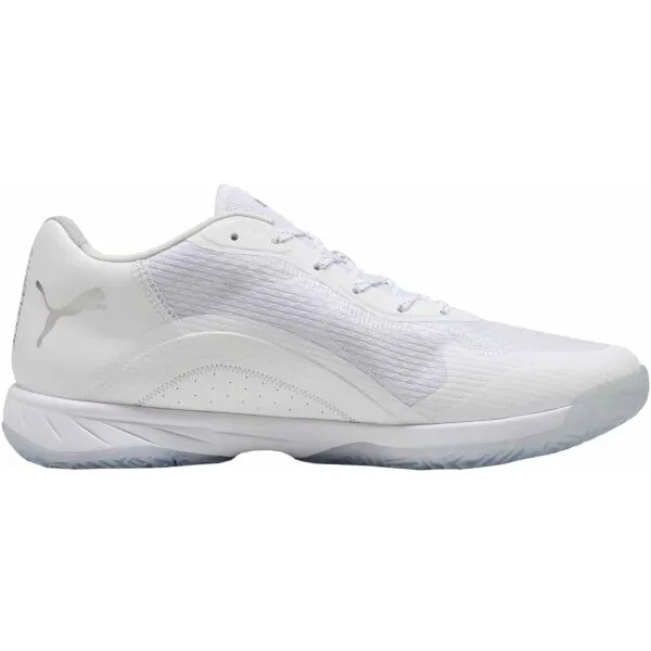 Puma ACCELERATE TURBO 4 Unisex obuv na hádzanú, biela, veľkosť 43