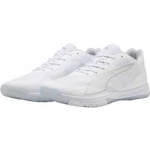 Puma ACCELERATE TURBO 4 Unisex obuv na hádzanú, biela, veľkosť 43