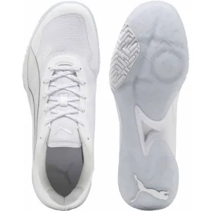 Puma ACCELERATE TURBO 4 Unisex obuv na hádzanú, biela, veľkosť 43