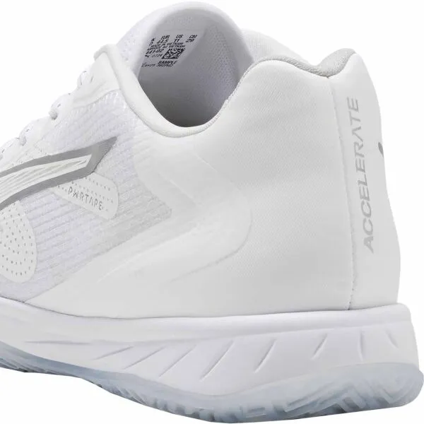 Puma ACCELERATE TURBO 4 Unisex obuv na hádzanú, biela, veľkosť 43