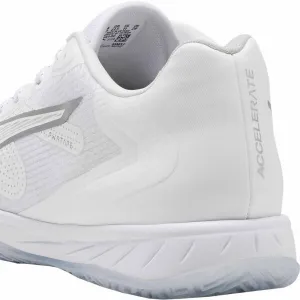 Puma ACCELERATE TURBO 4 Unisex obuv na hádzanú, biela, veľkosť 43