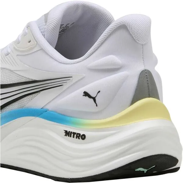 Puma ELECTRIFY NITRO 4 Pánska bežecká obuv, biela, veľkosť 41