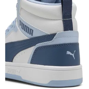 Puma REBOUND V6 MID JR Detské členkové tenisky, biela, veľkosť 36